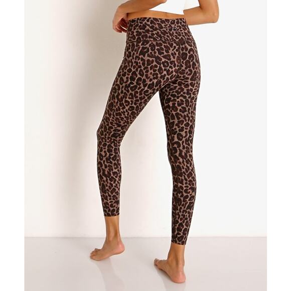Varley Luna Lolux High Rise Legging Tort Leopard Print XS - Picture 5 of 9